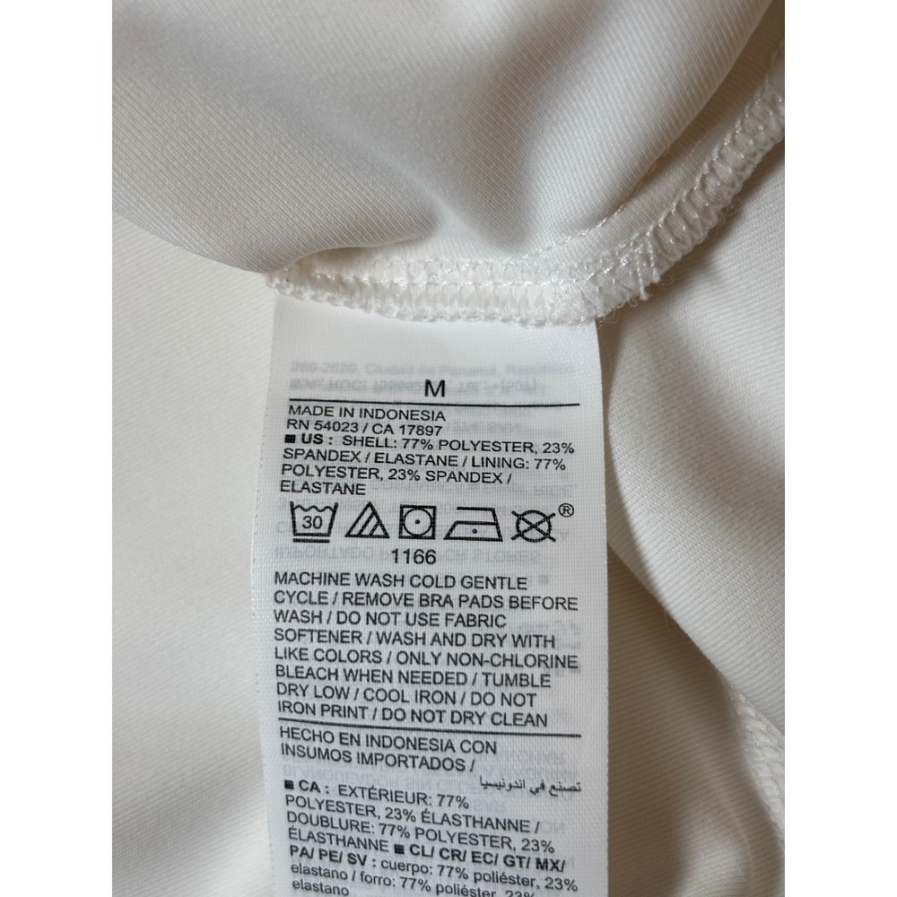 Old Navy Active Powersoft White Sleeveless Mini Dress Go-Dry Size M Graduation - Picture 6 of 8